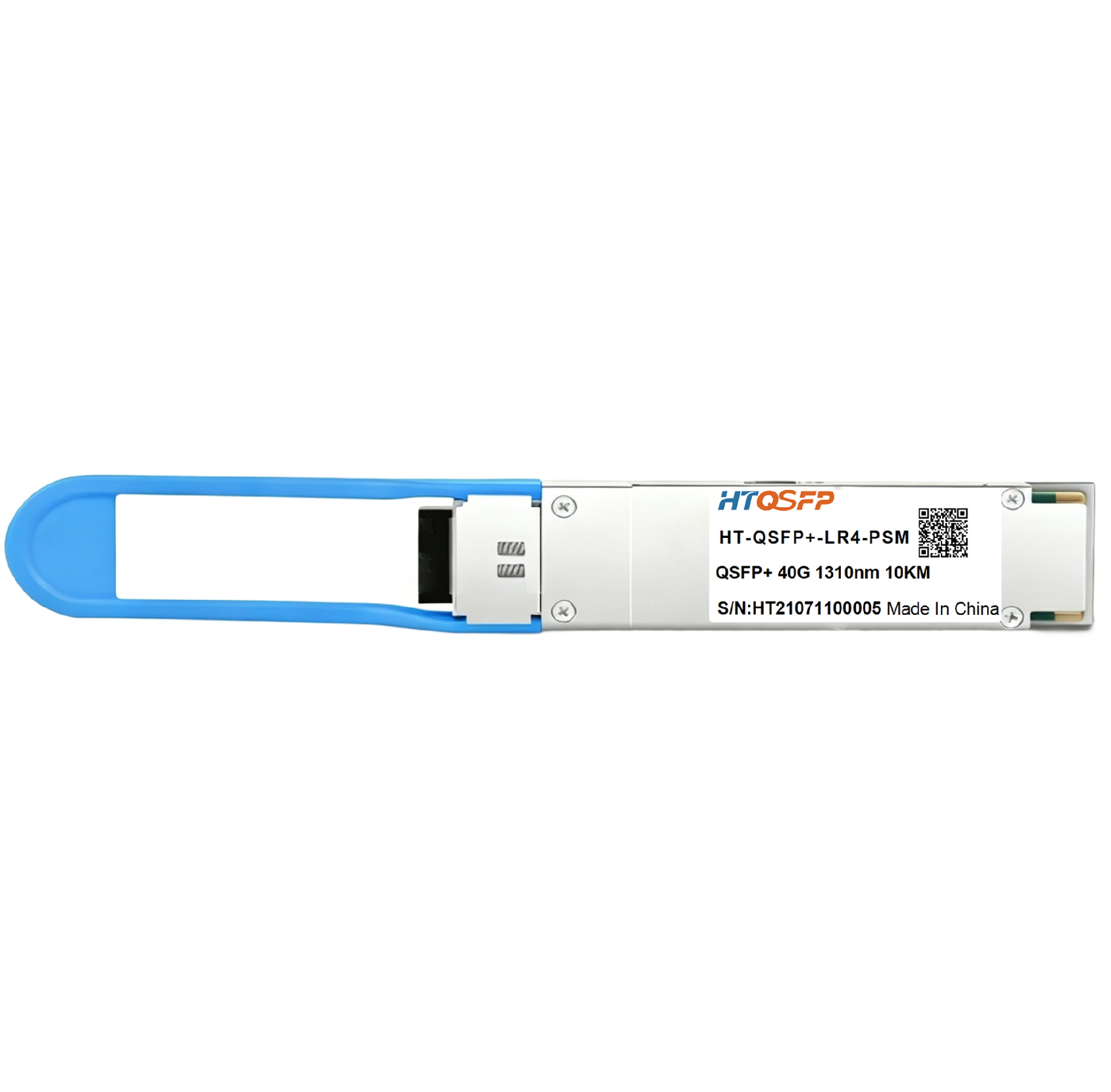 Huawei 02311DTR Compatible 40G QSFP+ PLR4 1310nm 10km MTP/MPO SMF DDM Transceiver Module