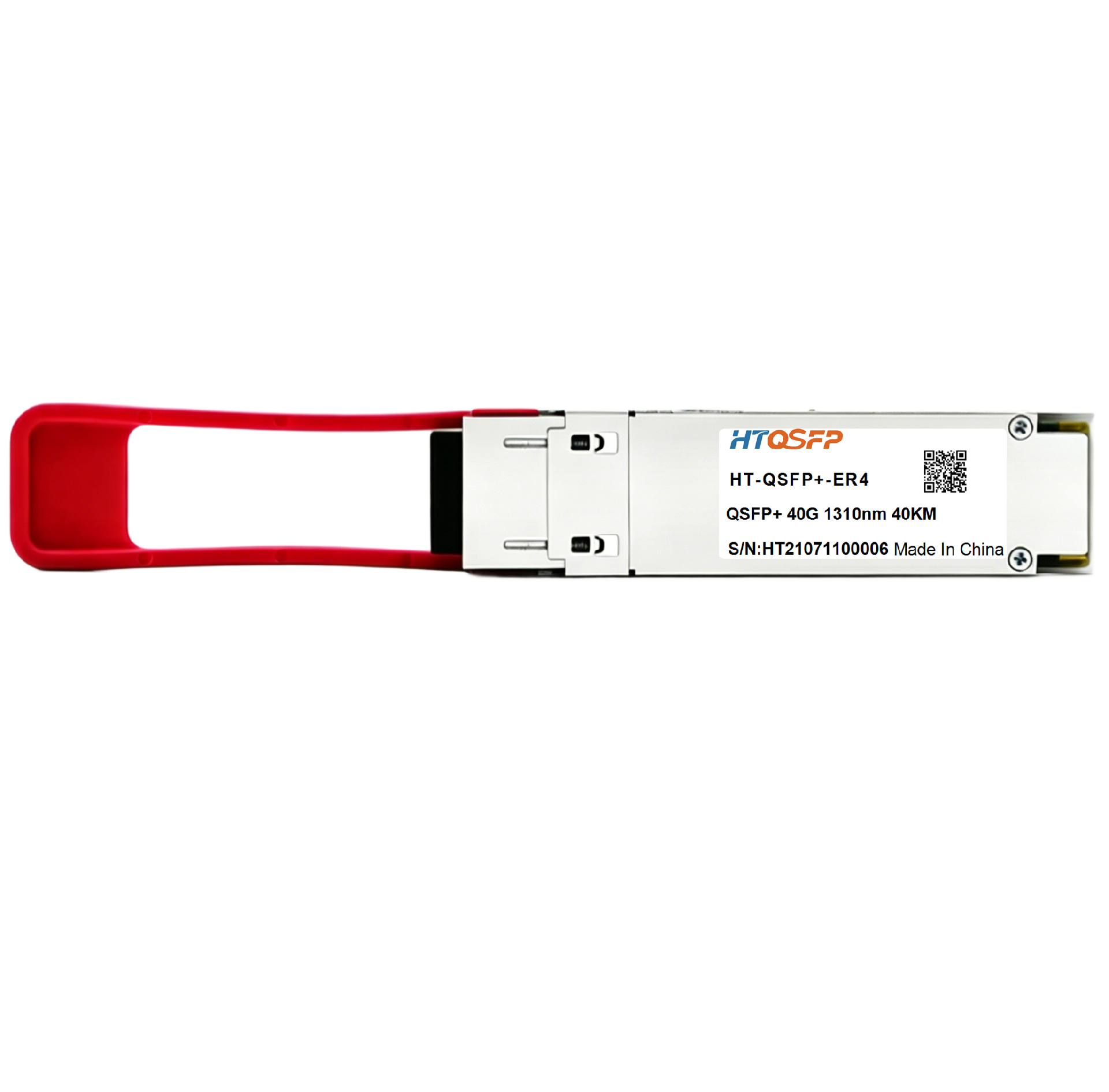 Huawei 02311BKT Compatible 40G QSFP+ ER4 1310nm 40km LC SMF DDM Transceiver Module