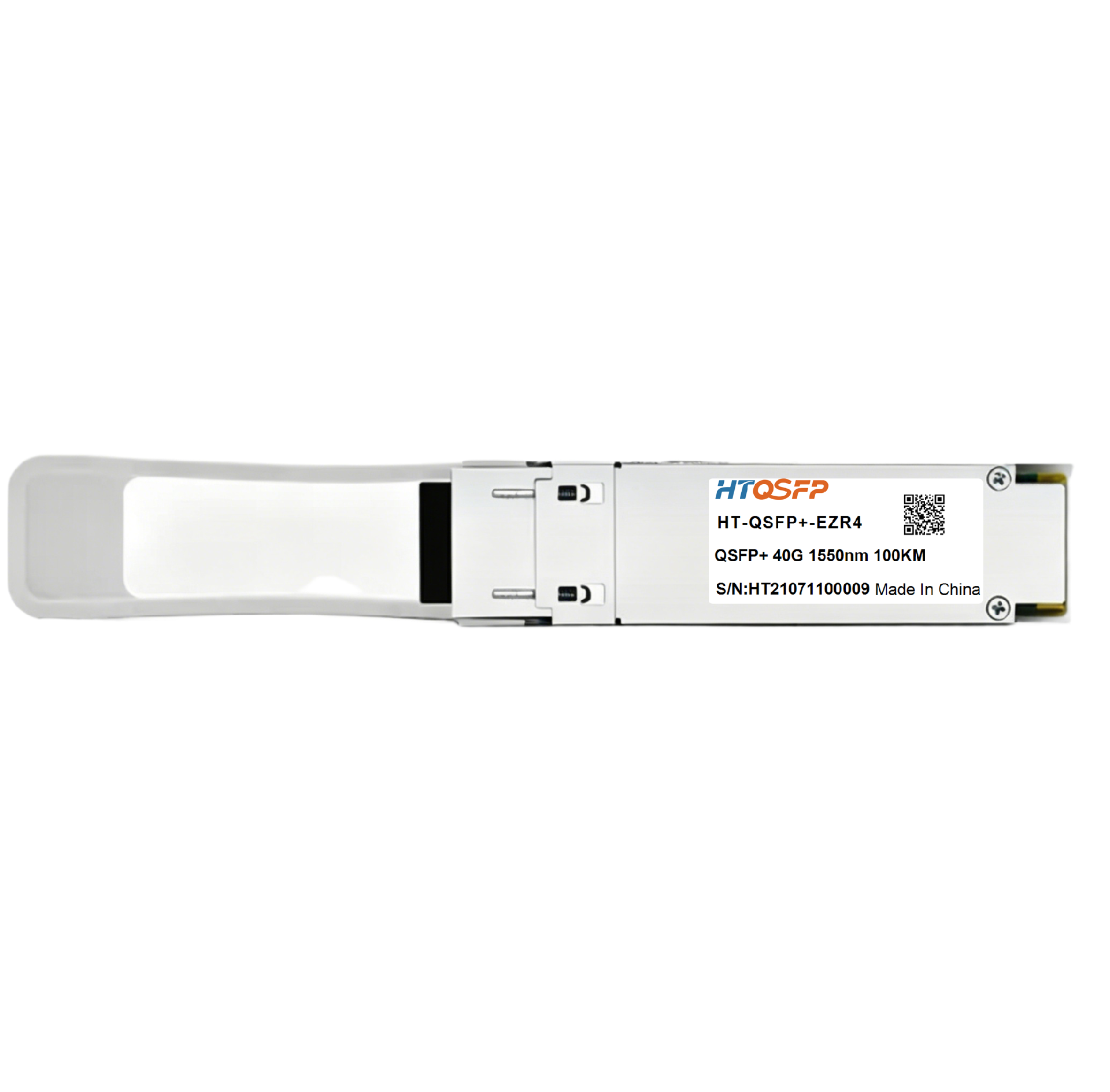Huawei Compatible 40G QSFP+ EZR4 DWDM4 100km LC SMF DDM Optical Transceiver Module